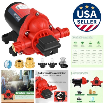 #ad #ad Durable 12V Sprayer Pump 2.5GPM with Pressure Switch Compatible with Roundup $193.99