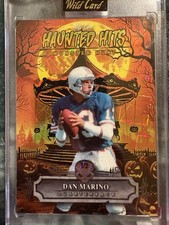 Dan Marino Haunted Hits 1/2 Orange Lasers Wild Card Miami Dolphins