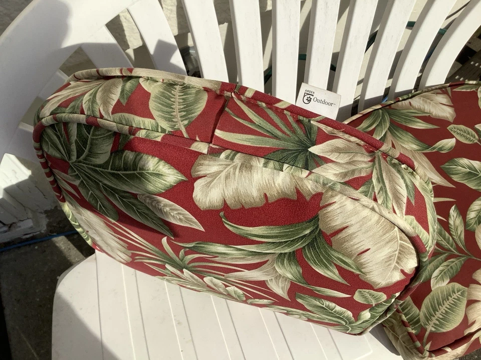 Cojines de asiento florales para silla de césped de exterior Foto 3 de 3