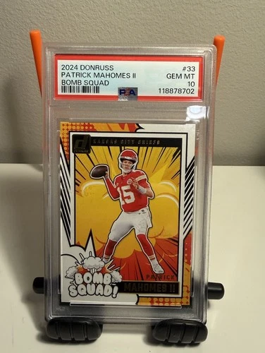 🔥2024 Panini Donruss Bomb Squad Patrick Mahomes II #33🔥