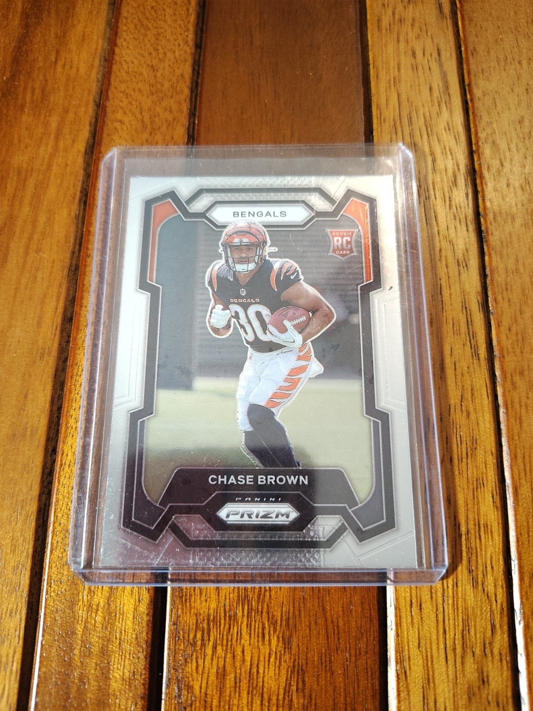 2023 Panini Prizm #318 Chase Brown RC Cincinnati Bengals Base