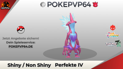 Shiny #849 Riffex Tief-Form PVE ZA 6IV | Pokemon ZA Legenden: Z-A
