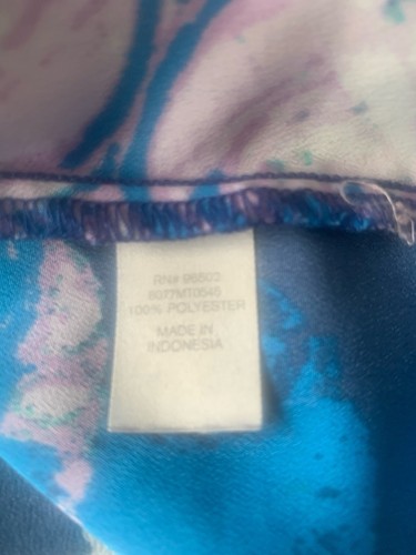 Blusa top floral sin mangas Charlie encantadora de segunda mano para mujer talla mediana veraniega - Imagen 9 de 9