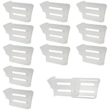 12PCS Adjustable Fridge Side Door Divider Kitchen Fridge Shelves Polypropylen...