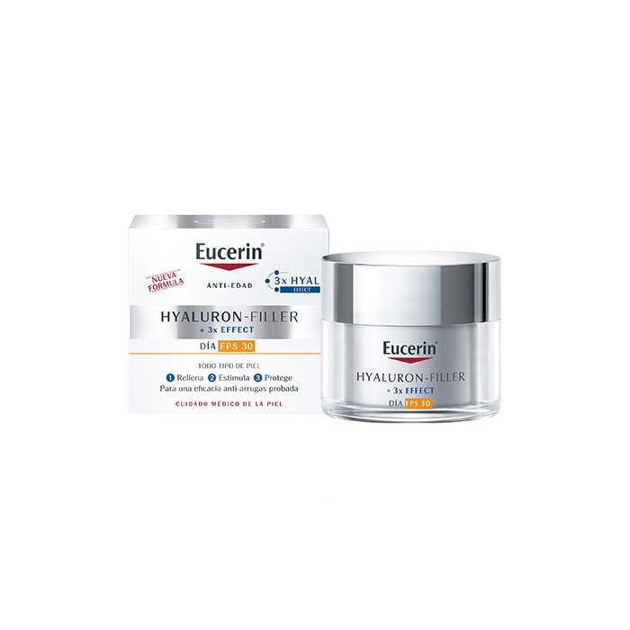 Eucerin Crema Viso, Hyaluron-Filler + 3X Effetto (50 Ml, Da Giorno, Spf 30) - Immagine 3