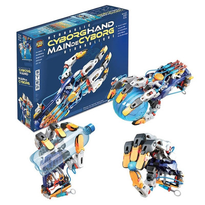 STEM Hydraulic Cyborg Hand Kit No Battery Robotics Experiment Model Toy 10+