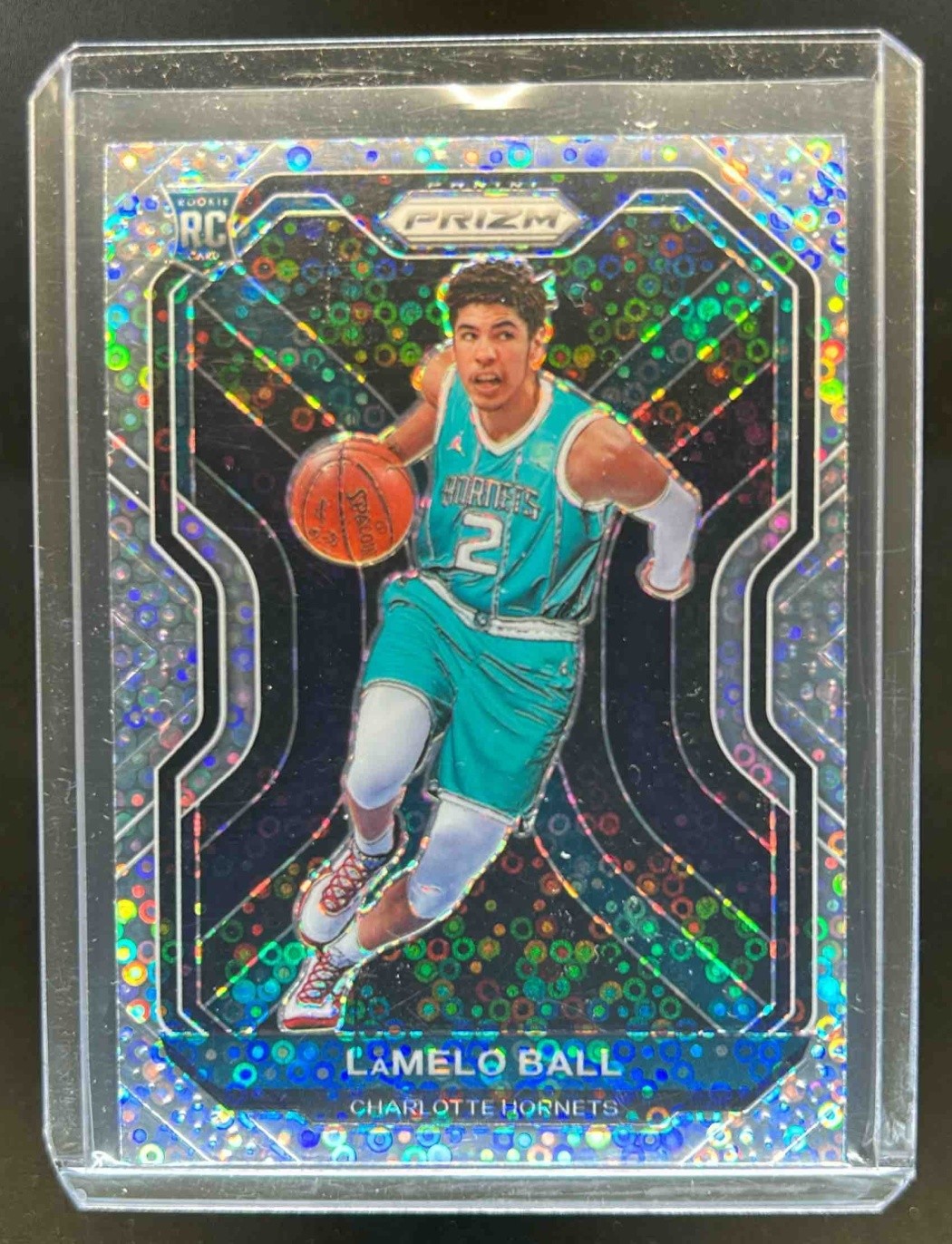 2020-21 Prizm LaMelo Ball Rookie RC Fast Break Prizms VAR #278b Hornets