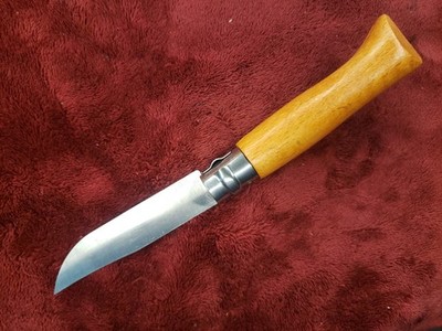   OPINEL # 8 Folding Knife Pocket Knife FRANCE carbon carbone