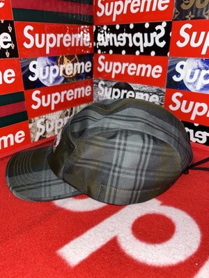 Supreme GORE-TEX Camp Cap Hat Olive Plaid | eBay