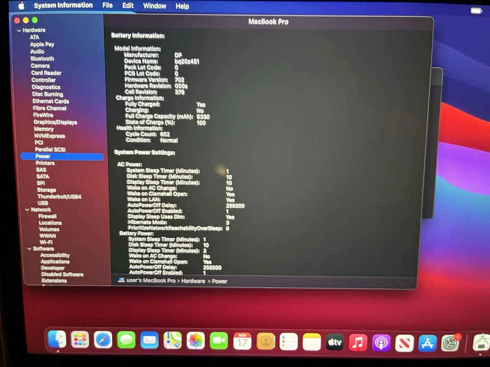 Apple MacBook Pro Retina 13" 2013 2.4 i5 4GB RAM 128GB SSD Big Sur Plateado A1502 Foto 4 de 4