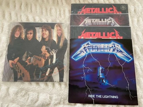 New ListingMetallica Used Vinyl Records LP Lot (5 Albums) - See Description