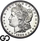 1886-O Morgan Silver Dollar, Flashy Very PL Look, RARE Choice BU++ Key Date!