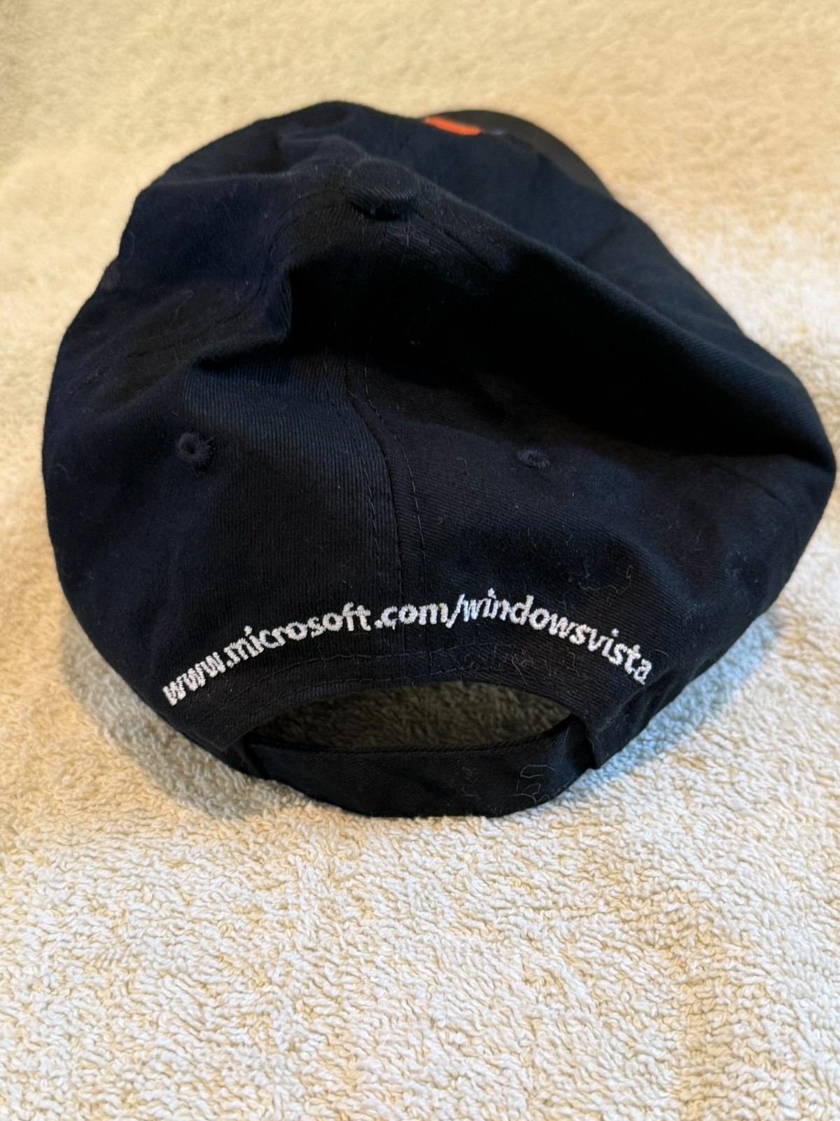 Microsoft Windows Vista Black Adjustable Cotton H… - image 2