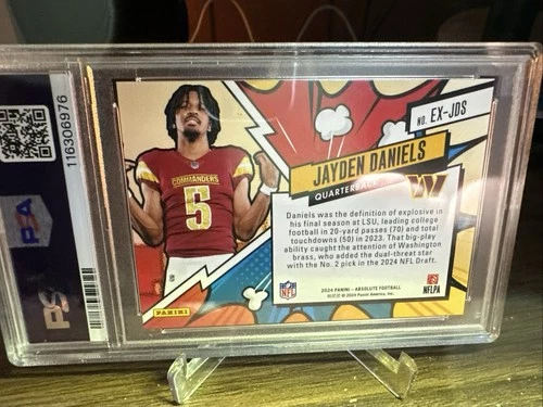 2024 Panini Absolute - Explosive Jayden Daniels #EX-JDS (RC)