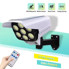 77led Solar Lights Outdoor Waterproof Motion Sensor Dummy Camera Solar Spotlight