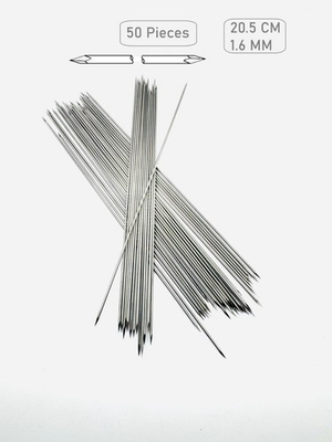 #ad K Wires Kirschner Wire Double Ended Trocar Bone Pins 50 Pcs 1.6 mm 316L Steel $50.00