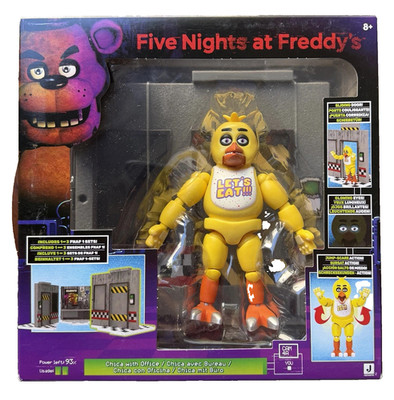 Five Nights At Freddy's FNAF Jazwares Golden Freddy Figure Office Set SEALED New