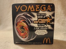 New Sealed 2000 Yomega 4 Black Power Grain Yo-Yo McDonalds Exclusive
