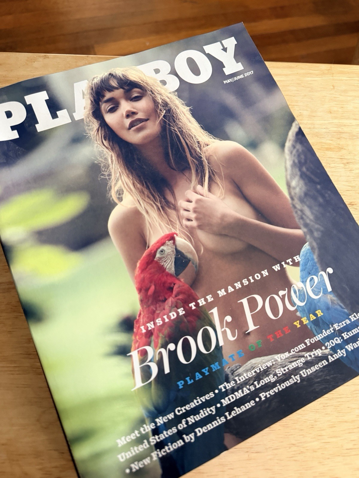 Playboy Magazine May/June 2017 ~ Playmate of the Year Brook Power Cover
