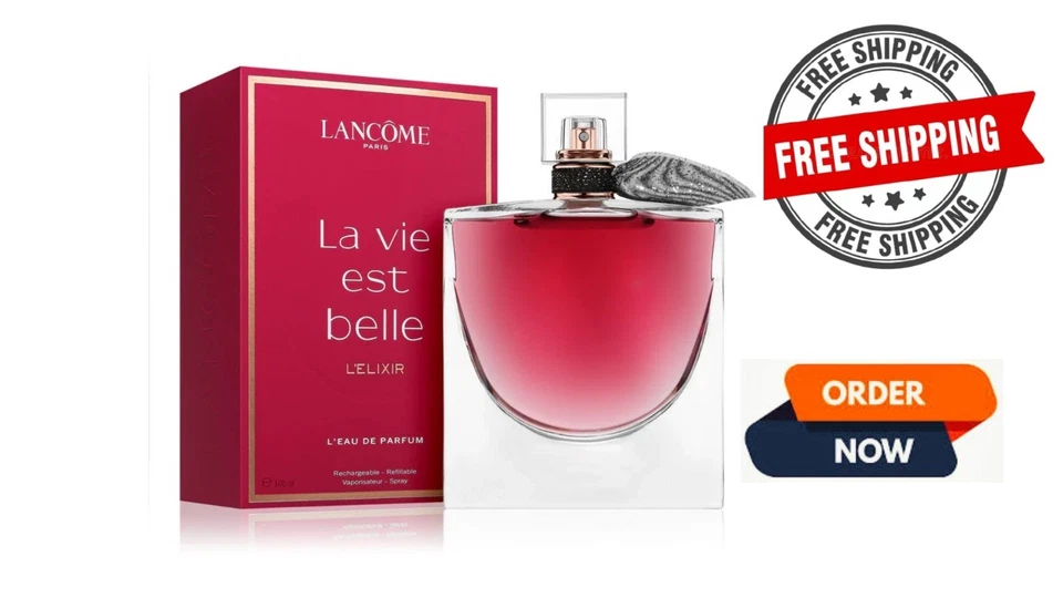 Lancôme La Vie Est Belle L’Elixir EDP para mujer | Spray 3,4 OZ - Nuevo y sellado Foto 2 de 4