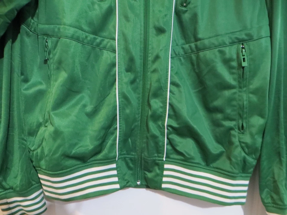 CHAQUETA DEPORTIVA de hombre marca Y2K Brooklyn Express cremallera completa verde XL Foto 4 de 4