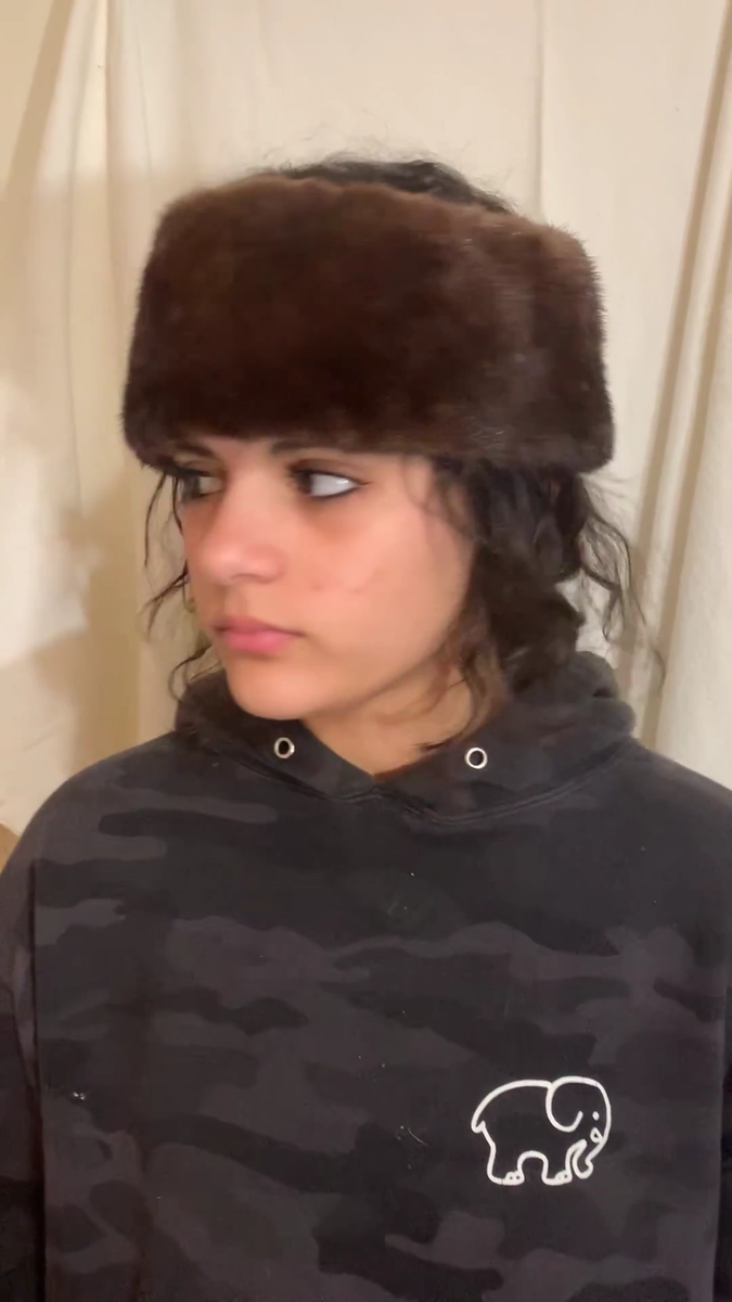 ?Upcycled Faux Fur Headband? Genuine vintage upcycled fur headband mink | eBay main image 2