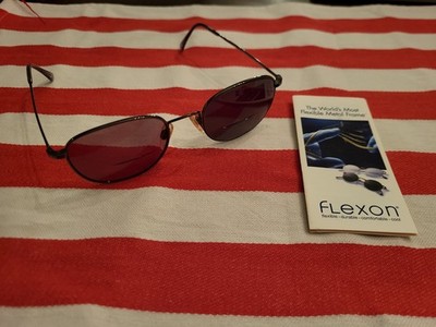 Marchon Autoflex 41 with Flexon Eyeglasses Frame Full Rim Oval 51-20-135
