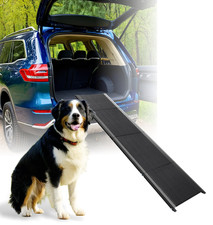 Hunderampe Auto klappbar, 170cm x 44cm extra lange tragbare Rampe für Auto, LKW