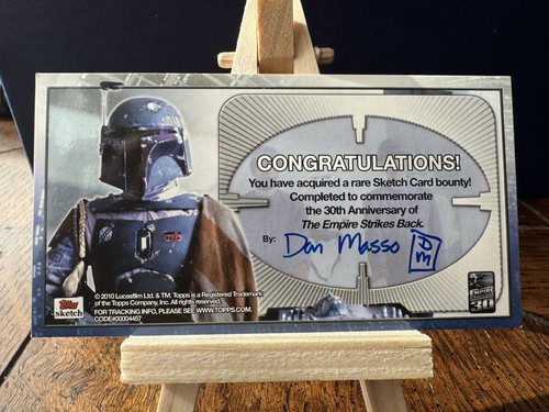 2010 Topps Star Wars Empire Strikes Back Widevision Han Solo By Dan Masso - Picture 2 of 2