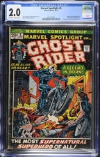 Marvel Spotlight #5 CGC GD 2.0 1st Appearance Ghost Rider! Ploog Cover