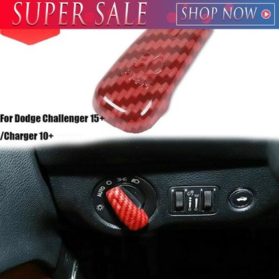 Headlight Control Switch Button Cover Trim For Dodge Challenger 15+/Charger 10+