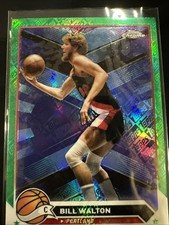 2023-24 Topps Chrome Green Refractor Bill Walton #94 Portland 🏀🏀