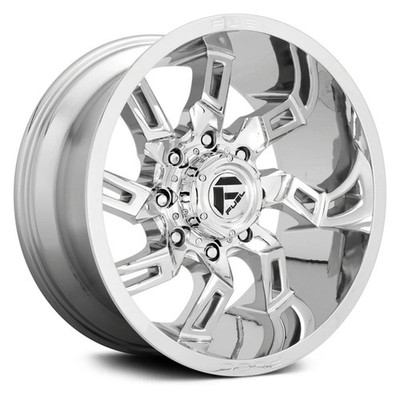 Fuel D746 LOCKDOWN Wheel 20x10 (-18, 6x139.7, 106.1) Chrome Single Rim