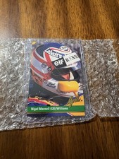 Grid Formula 1 Racing Card, Nigel Mansell 1991 Williams, New