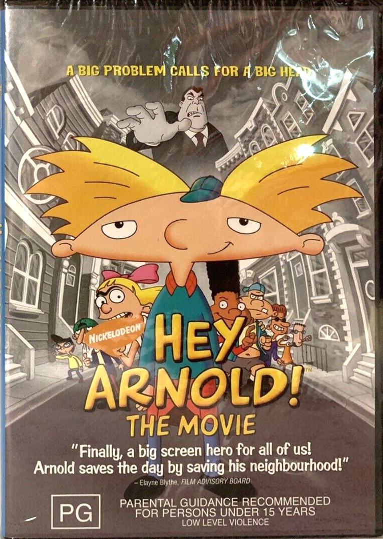 Hey Arnold The Movie Brand New Sealed DVD Animated Region 4