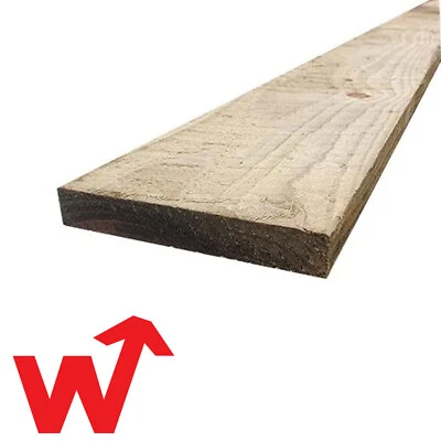 UNBANDED scaffold board 9ft long - 210mm wide - 35mm thick