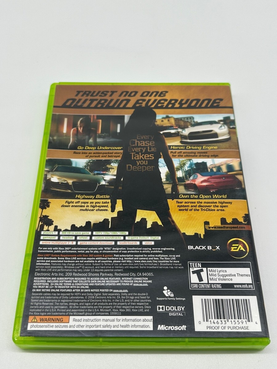 Xbox 360 Need For Speed Undercover | eBay