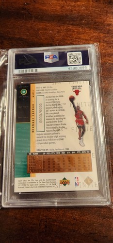 1998 SPX Finite Michael Jordan SAMPLE #S1 Graded NM PSA 7 - Picture 17 of 57