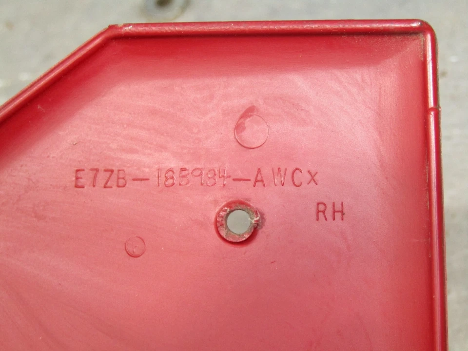 1987-1993 Ford Mustang OEM passenger door panel speaker grille cover, broken tab - Image 4 of 4