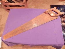 Vintage 26" Pennsylvania Saw Corp. 26" Wooden Handled Handsaw