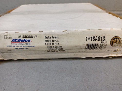 Brake Disc Set Front for Buick Cadillac Pontiac Chevrolet 18038817 18A813 - Picture 9 of 9