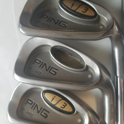 Ping i3 O-Size White Dot Iron Set 5,6,7,8,9,W, JZ Steel Regular