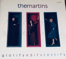 The Martins Glorifyed Edified Testify Southern Gospel Music Album CD 3MM