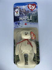 RARE BEANIE BABY Maple The Bear-1996 McDonalds Ty with rare errors OakBrook