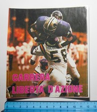 ADESIVO VINTAGE STICKER AUTOCOLLANT ORIGINAL SPORT FOOTBALL AMERICANO CARRERA.