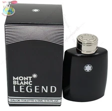 MONT BLANC LEGEND BY MONT BLANC  0.15 OZ EDT/4.5 ML SPLASH MINI  FOR MEN