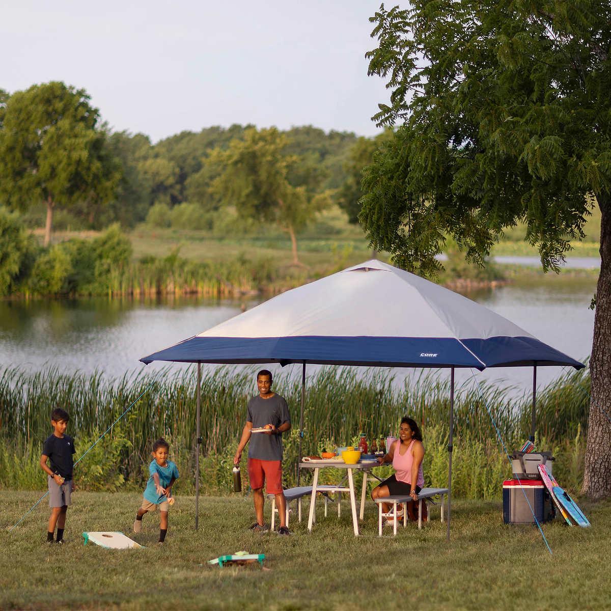CORE 13x13 ft Center Push Eaved Shelter, Core Instant Pop-up CORE 13x13 ft Center Push Eaved Shelter, Core Instant Pop-up
