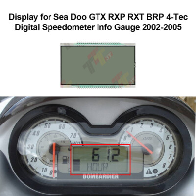 Sea‑Doo GTX RXP RXT Wake LCD Compteur de Vitesse Jauge Groupe Bateau à Moteur Jauge d'instrument Remplacement 278002328
