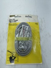 NEW STANLEY 730680 GARAGE DOOR 8' 8" SAFETY CABLE WITH CLAMPS 6459838