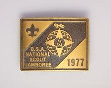 Max Silber 1977 National Jamboree Belt Buckle - Boy Scouts